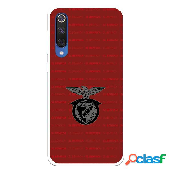 Funda para Xiaomi Mi 9 SE del Escudo Fondo Granate -