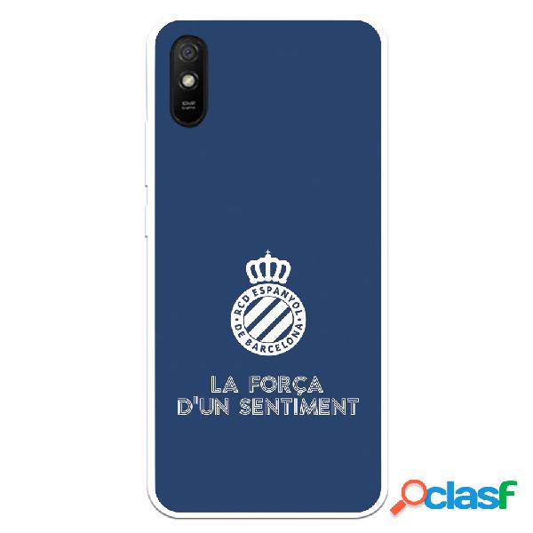 Funda para Xiaomi Redmi 9A del RCD Espanyol Escudo Fondo