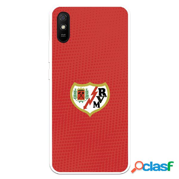 Funda para Xiaomi Redmi 9A del Rayo Vallecano Escudo Fondo