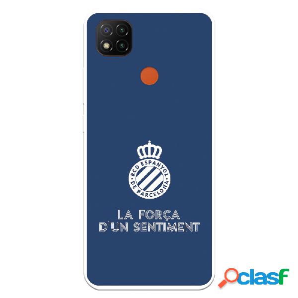 Funda para Xiaomi Redmi 9C del RCD Espanyol Escudo Fondo