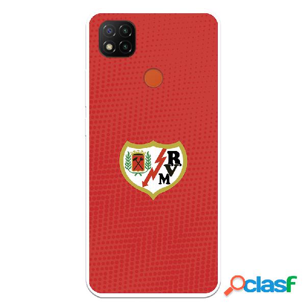 Funda para Xiaomi Redmi 9C del Rayo Vallecano Escudo Fondo