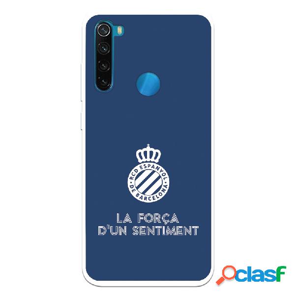 Funda para Xiaomi Redmi Note 8 del RCD Espanyol Escudo Fondo