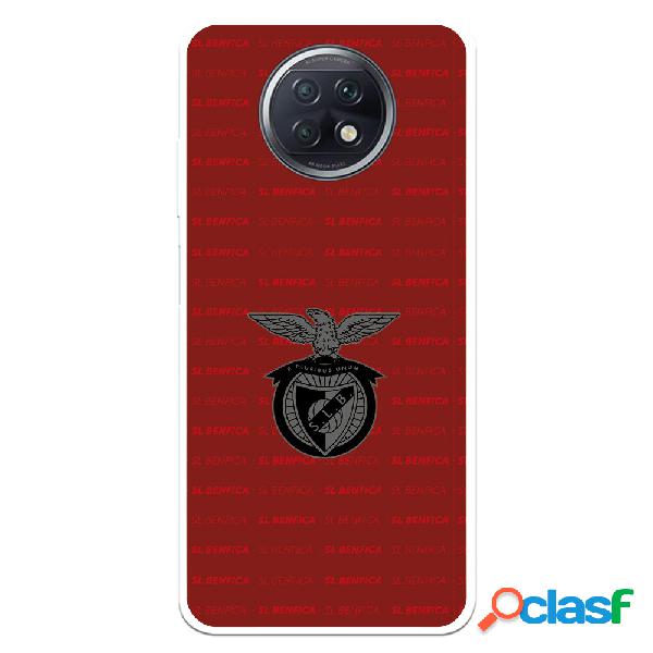 Funda para Xiaomi Redmi Note 9T del Escudo Fondo Granate -