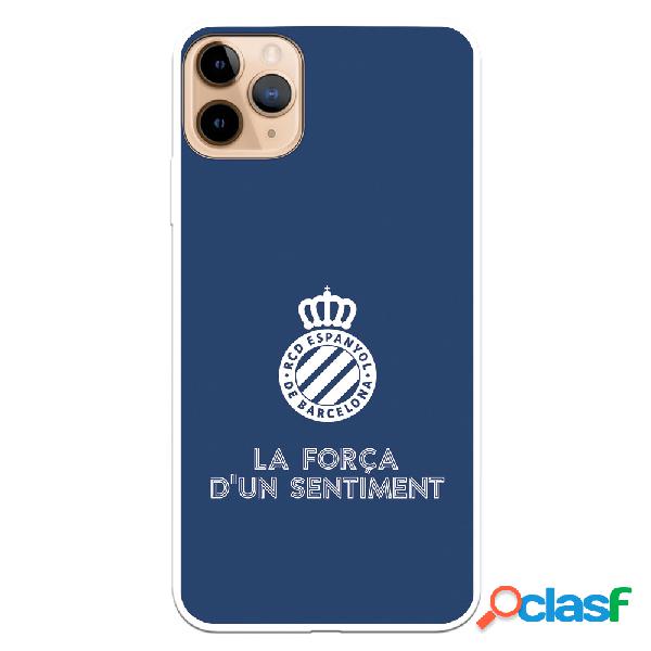 Funda para iPhone 11 Pro Max del RCD Espanyol Escudo Fondo