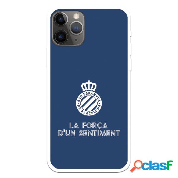 Funda para iPhone 11 Pro del RCD Espanyol Escudo Fondo Azul
