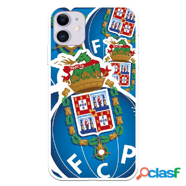 Funda para iPhone 11 del Futebol Club Oporto Escudo Dibujo -