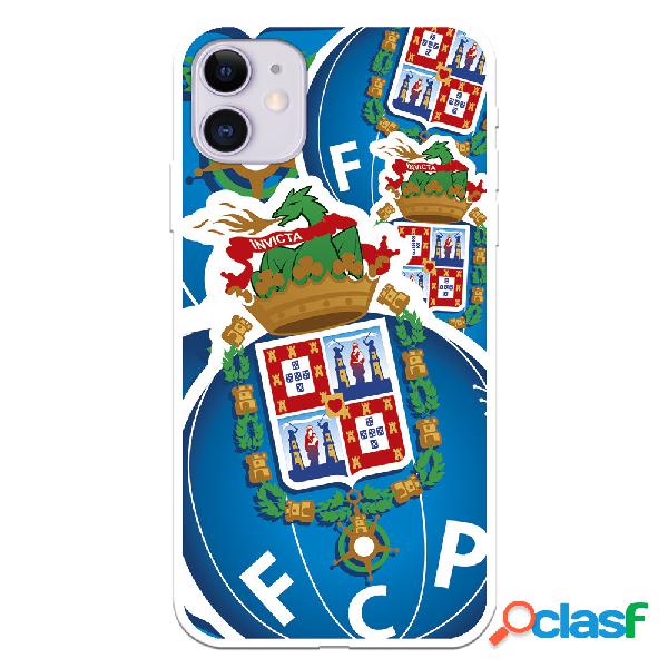 Funda para iPhone 11 del Futebol Club Oporto Escudo Dibujo -