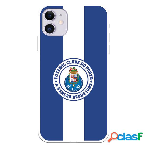 Funda para iPhone 11 del Futebol Club Oporto Escudo Rayas
