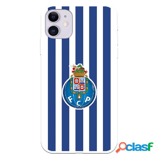 Funda para iPhone 11 del Futebol Club Oporto Escudo Rayas -