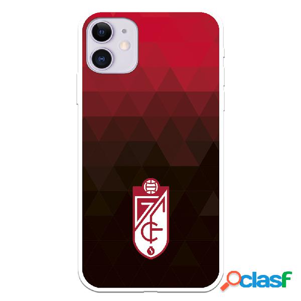 Funda para iPhone 11 del Granada CF Escudo - Fondo Rojo y