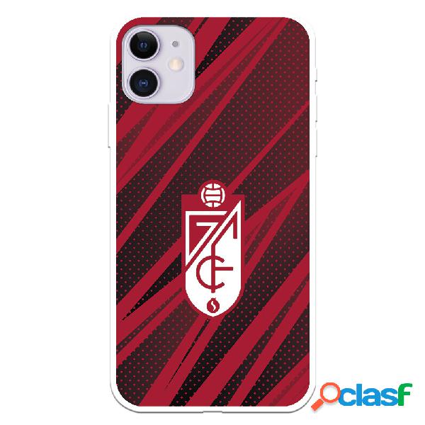 Funda para iPhone 11 del Granada CF Escudo -Rojas y Negras