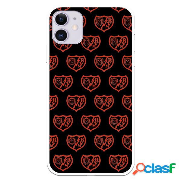 Funda para iPhone 11 del Rayo Vallecano Escudo Patron Fondo