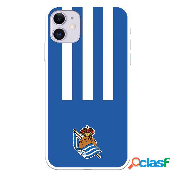 Funda para iPhone 11 del Real Sociedad de Futebol Real rayas