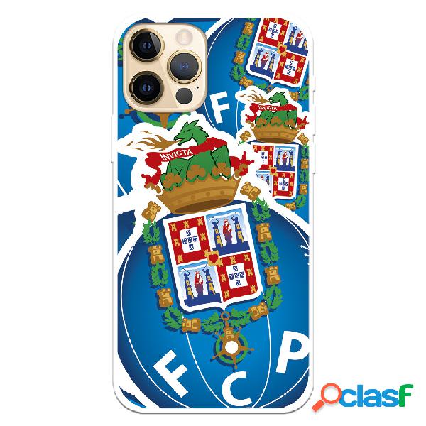 Funda para iPhone 12 del Futebol Club Oporto Escudo Dibujo -