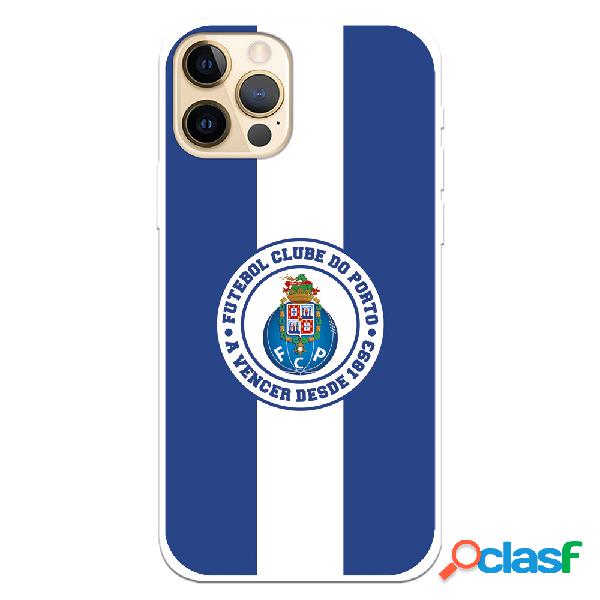 Funda para iPhone 12 del Futebol Club Oporto Escudo Rayas