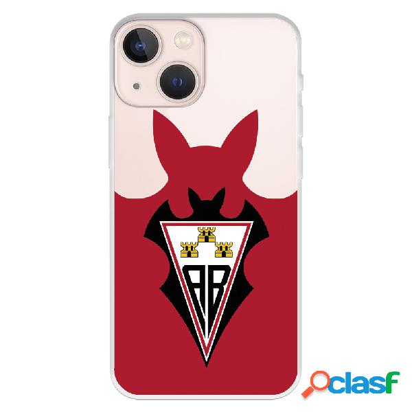 Funda para iPhone 13 Mini del Albacete Escudo Fondo Rojo -