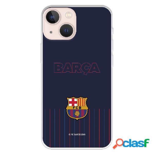 Funda para iPhone 13 Mini del Barcelona Barsa Fondo Azul -