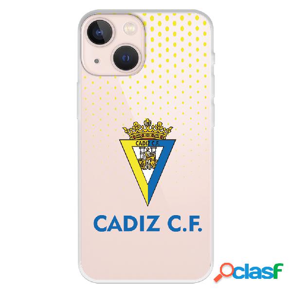 Funda para iPhone 13 Mini del Cádiz Escudo Transparente