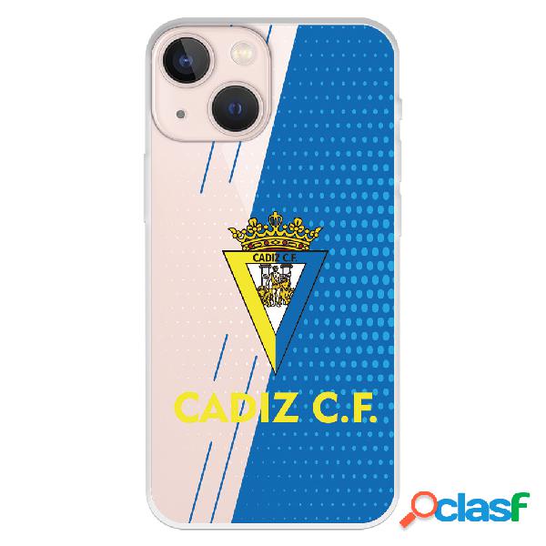 Funda para iPhone 13 Mini del Cádiz Fondo Azul y