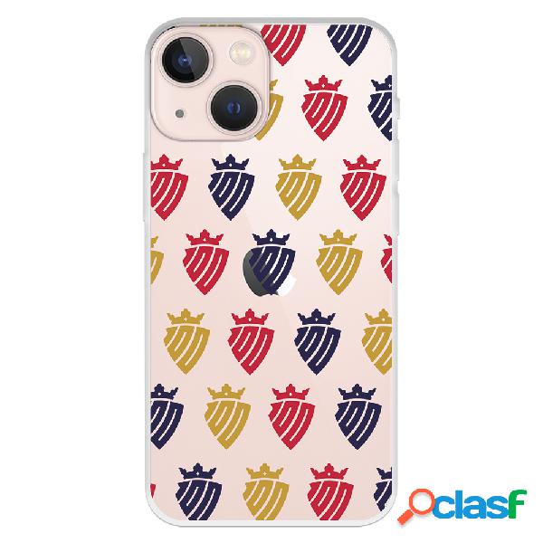 Funda para iPhone 13 Mini del Osasuna Patron Escudos Colores