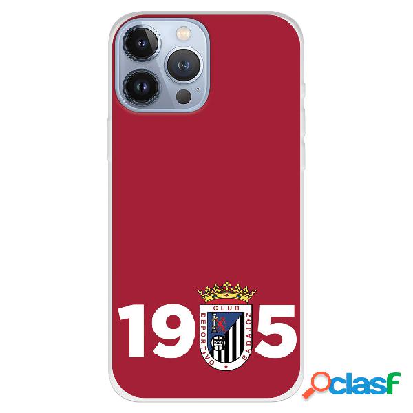 Funda para iPhone 13 Pro Max del Badajoz 1905 Fondo Rojo -