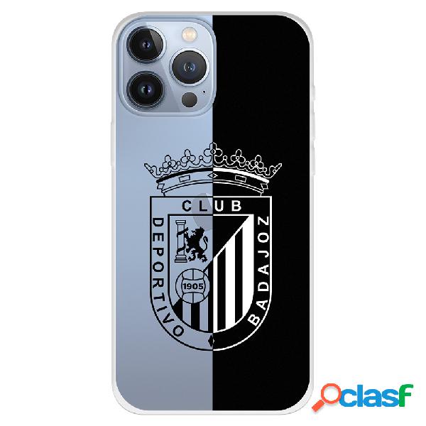 Funda para iPhone 13 Pro Max del Badajoz Escudo Fondo Negro