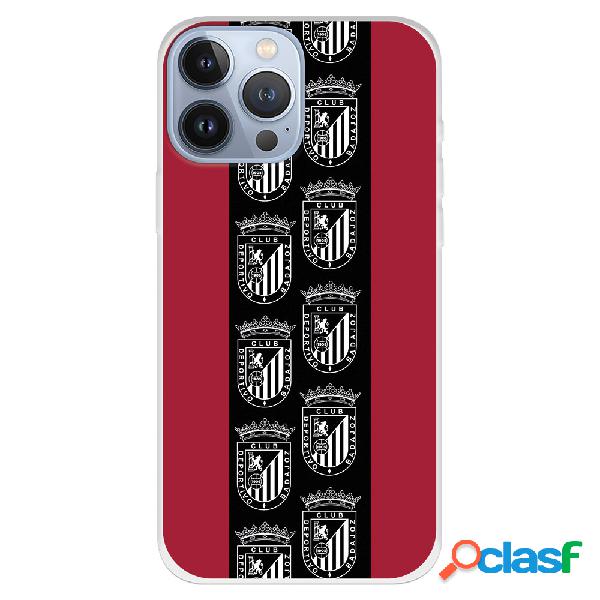 Funda para iPhone 13 Pro Max del Badajoz Escudos Fondo Rojo