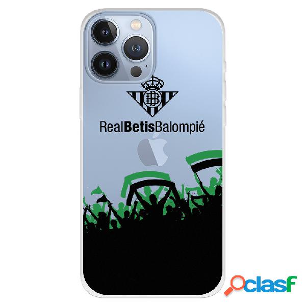 Funda para iPhone 13 Pro Max del Betis Fondo Hinchada Negro
