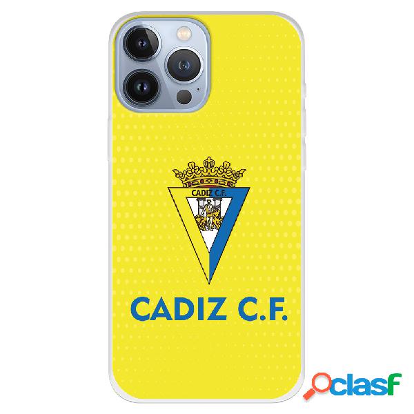 Funda para iPhone 13 Pro Max del Cádiz Fondo Amarillo -