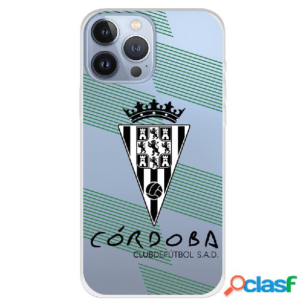 Funda para iPhone 13 Pro Max del Córdoba Escudo Blanco y