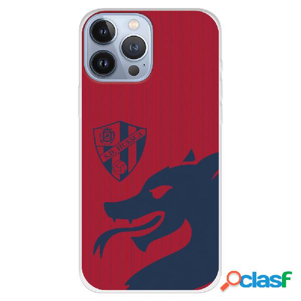 Funda para iPhone 13 Pro Max del Huesca Dragon Azul y Rojo -