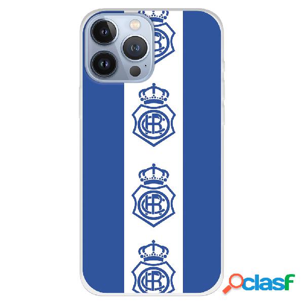 Funda para iPhone 13 Pro Max del Recre Fondo Azul Escudos