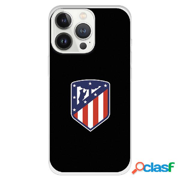 Funda para iPhone 13 Pro del Atleti Escudo Fondo Negro -