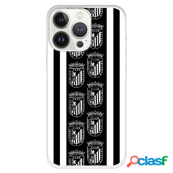 Funda para iPhone 13 Pro del Badajoz Escudos Blanco y Negro