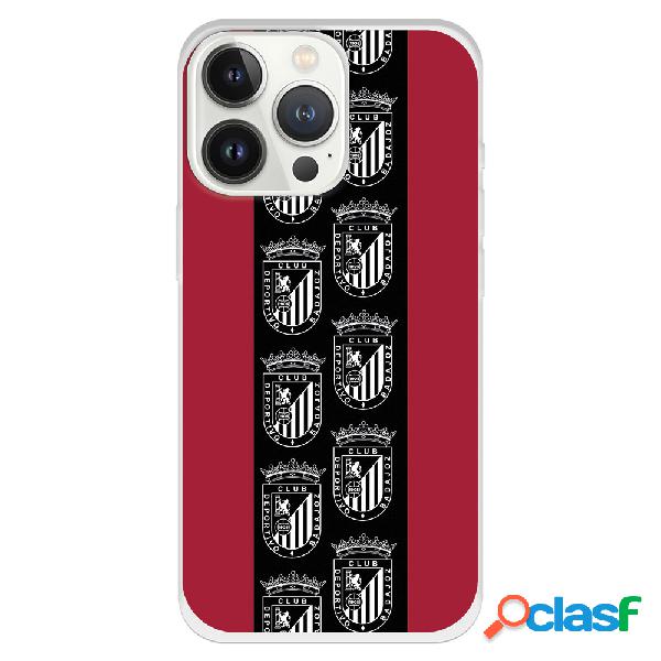 Funda para iPhone 13 Pro del Badajoz Escudos Fondo Rojo -