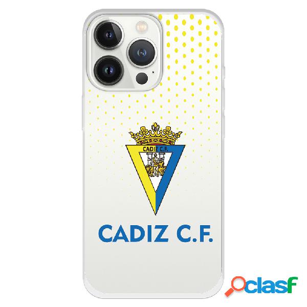 Funda para iPhone 13 Pro del Cádiz Escudo Transparente