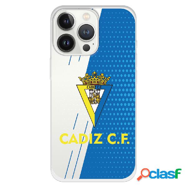 Funda para iPhone 13 Pro del Cádiz Fondo Azul y