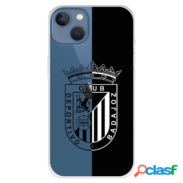 Funda para iPhone 13 del Badajoz Escudo Fondo Negro y