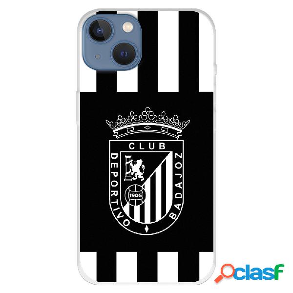 Funda para iPhone 13 del Badajoz Fondo Rayas Blanquinegras -