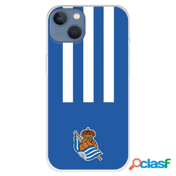 Funda para iPhone 13 del Real Sociedad de Futebol Real rayas