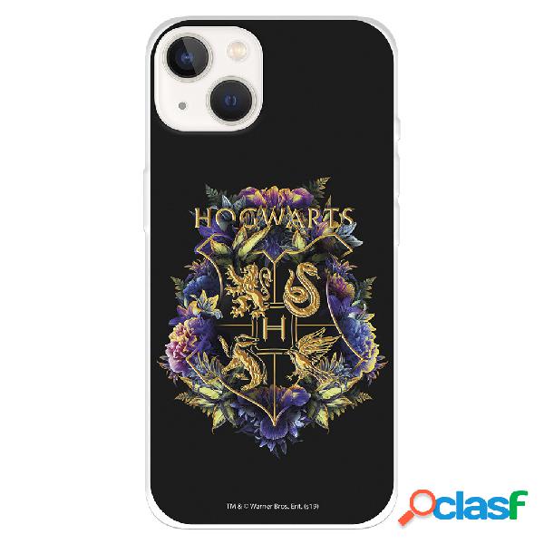 Funda para iPhone 14 Oficial de Harry Potter Hogwarts Floral