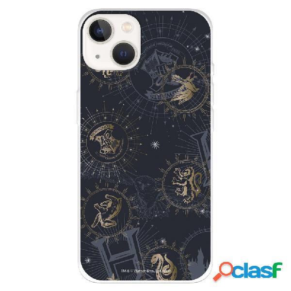 Funda para iPhone 14 Oficial de Harry Potter Insignias