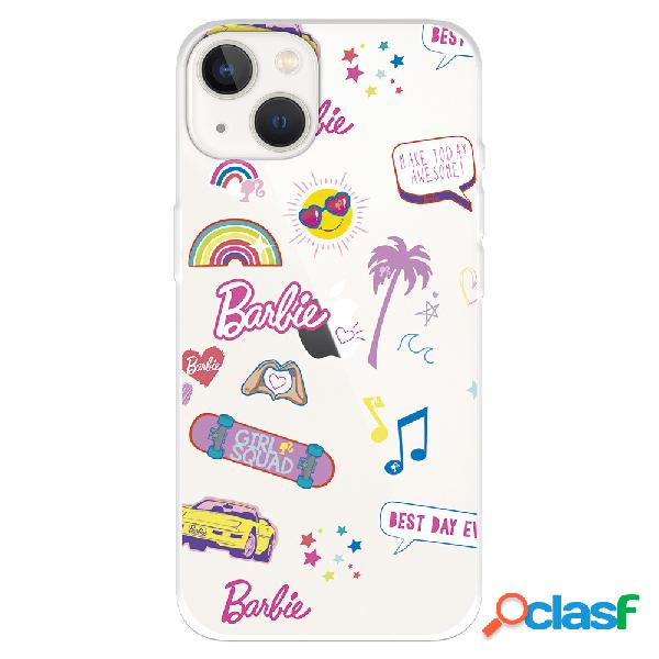 Funda para iPhone 14 Oficial de Mattel Barbie Stickers -