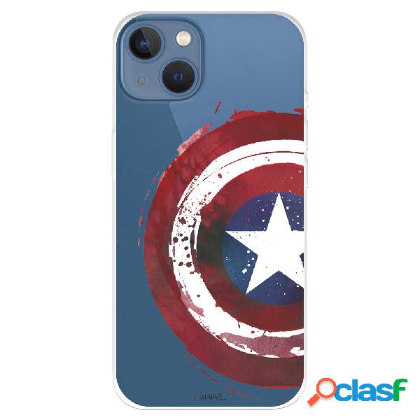 Funda para iPhone 14 Plus Oficial de Marvel Capitan América