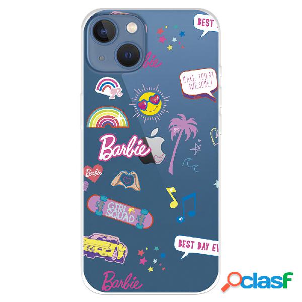Funda para iPhone 14 Plus Oficial de Mattel Barbie Stickers