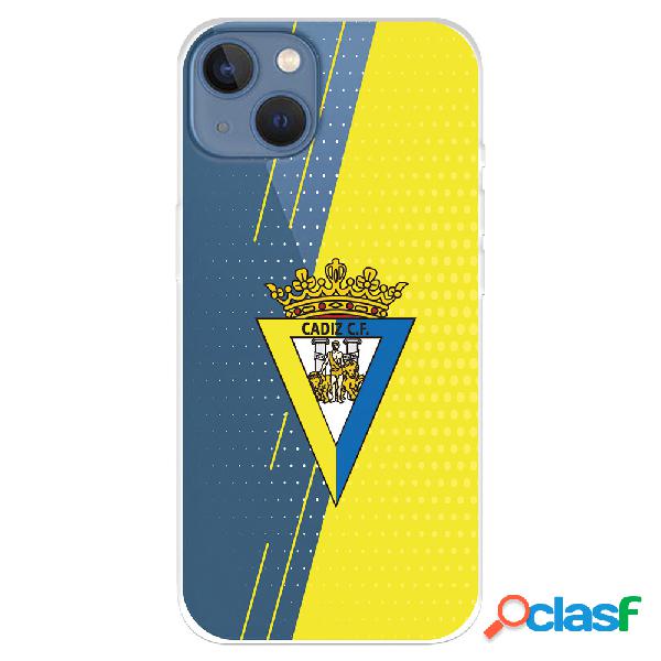 Funda para iPhone 14 Plus del Cádiz CF Fondo Amarillo y