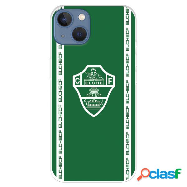 Funda para iPhone 14 Plus del Elche CF Escudo Fondo Verde -