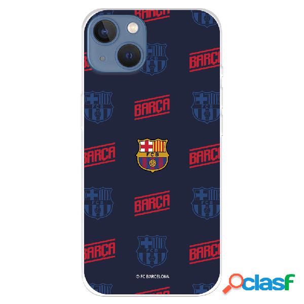 Funda para iPhone 14 Plus del FC Barcelona Escudo Patron