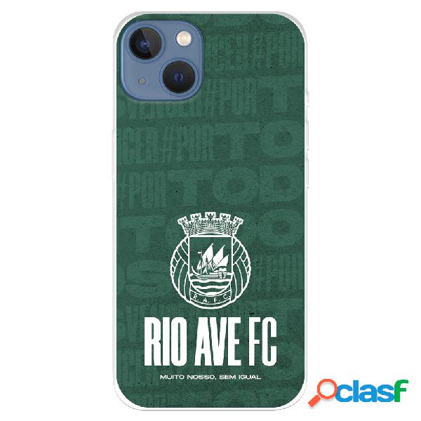 Funda para iPhone 14 Plus del Rio Ave FC Escudo Blanco -