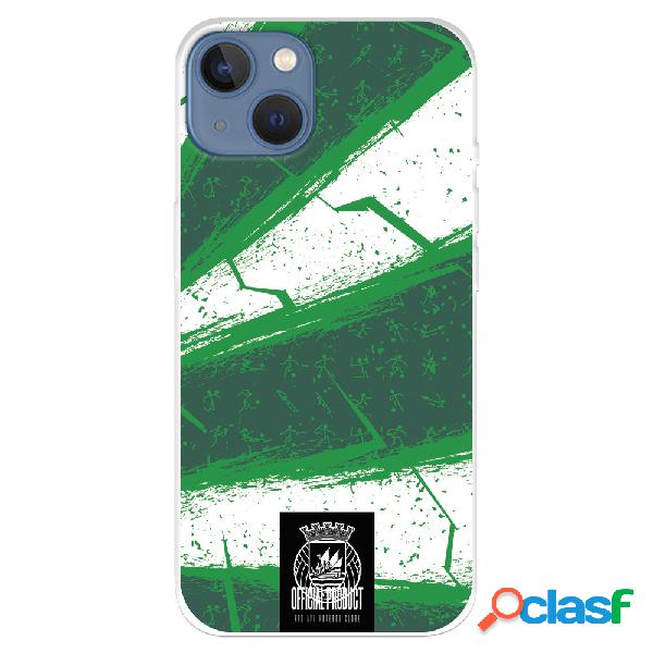 Funda para iPhone 14 Plus del Rio Ave FCVerdes y Blancas -